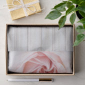Roze Roos & Witte Hout Shabby Chic Bruidsmeisjesfe Tissuepapier (Geschenk)