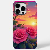  Roze Roos Zonsondergang Gloed Case-Mate iPhone Case (Achterkant)