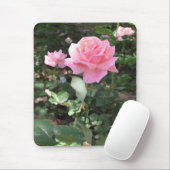 Roze Rose 1 Muismat (Met muis)