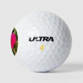 Roze Rose #4 Golfballen (Logo)