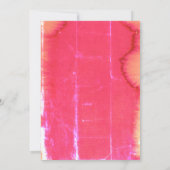  Roze Rose 90th Birthday Uitnodiging (Achterkant)