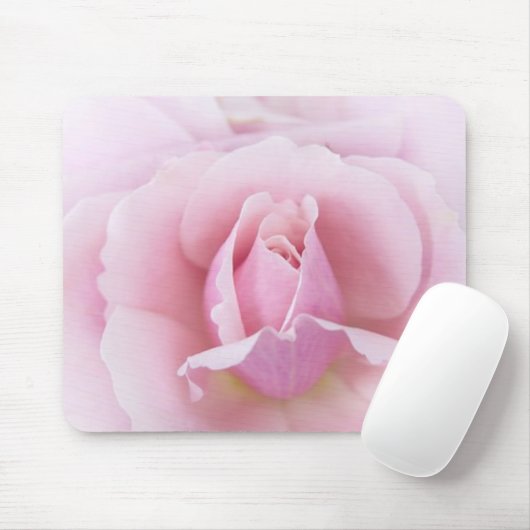 Roze Rose Aangepaste Muismatten (Met muis)