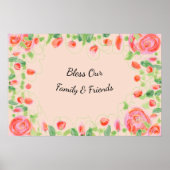 Roze Rose An Artsy Designer Poster (Voorkant)