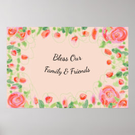 Roze Rose An Artsy Designer Poster