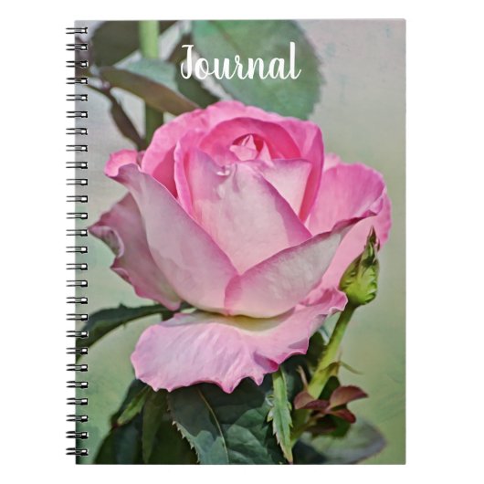 Roze Rose Art Journal-Notitieboek Notitieboek (Voorkant)