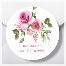 Roze Rose Baby shower Favor