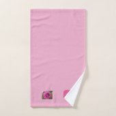 Roze Rose Bad Handdoek (Handdoek)