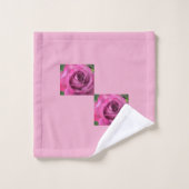 Roze Rose Bad Handdoek (Wasdoekje)