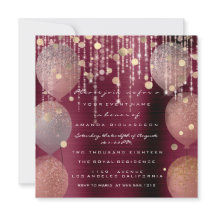 Roze Rose Ballon Sweet 16th Bridal Bordeaux Marsal