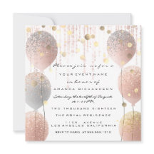 Roze Rose Ballon Sweet 16th Bridal White Bridal