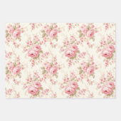 Roze Rose Beauty Inpakpapier Vel (Voorkant 2)