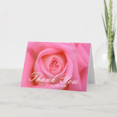 Roze Rose Bedankt (Voorkant)