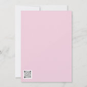 Roze Rose Bijbel Verse Art Flat Note Kaart (Achterkant)