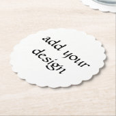 Roze Rose Birthday Kartonnen Onderzetters (Gekanteld)