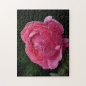 Roze Rose Bloem Art Puzzel (Verticaal)