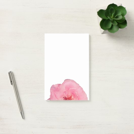 Roze Rose Bloem Fotonotities Post-it® Notes