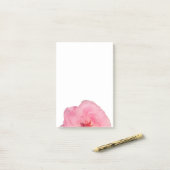 Roze Rose Bloem Fotonotities Post-it® Notes (Op bureau)