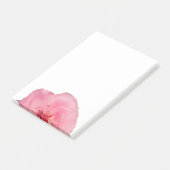 Roze Rose Bloem Fotonotities Post-it® Notes (Schuin)