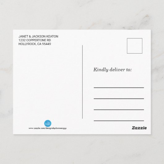 Roze Rose Bloemen - Dank u Briefkaart (Achterkant)