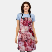 Roze Rose Bloemen Elegante Girly Schort (Gedragen)