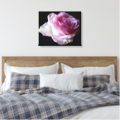 roze rose Bloemen Modern eenvoudige stijlvolle ch Canvas Afdruk (Insitu (Slaapkamer))