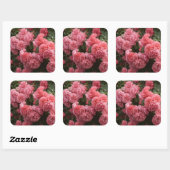 Roze Rose Bloemen Stickers (Vel)