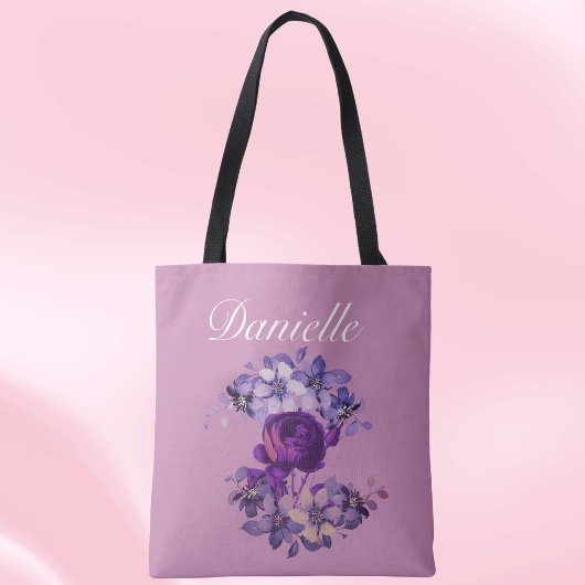 Roze Rose Bloemen Tote Bag