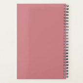 Roze Rose Blush Terrarium Wedding Planner (Achterkant)