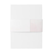 Roze Rose Boeket Monogram Bruiloft Uitnodigingen Wikkel (Achterkant Voorbeeld)