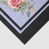 Roze Rose Boeketten Tegels Decoupage Tissuepapier (Detail)