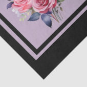 Roze Rose Boeketten Tegels Decoupage Tissuepapier (Detail)