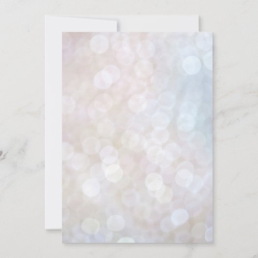 Roze Rose Bokeh Graduation Party Kaart (Achterkant)