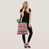 Roze Rose Botanische Florence Beach or day Tote Bag (Op model)
