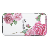 Roze Rose Bouquet iPhone 7 Plus Hoesje (Achterkant (Horizontaal))
