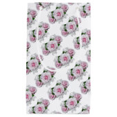 Roze Rose Bouquet Klein Cadeauzakje (Voorkant)