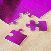 Roze Rose Bouquet Legpuzzel (Zijkant)
