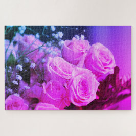 Roze Rose Bouquet Legpuzzel