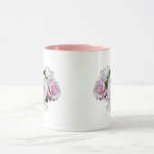 Roze Rose Bouquet Mok (Midden)