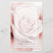 Roze Rose Briefpapier (Voorkant)