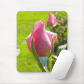 Roze Rose Bud Muismat (Met muis)