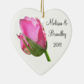 Roze Rose Bud Ornament (Rechts)