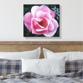Roze Rose Canvas Afdruk (Insitu (Slaapkamer))