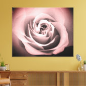 Roze Rose Canvas Afdruk (Insitu (Woonkamer))