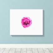 Roze Rose Canvas Afdruk (Insitu (Houten vloer))