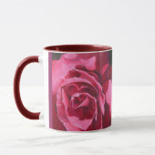 Roze Rose Ceramic Coffee Mok (Links)
