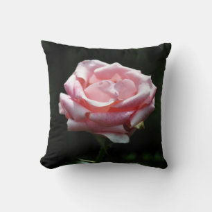 Roze Rose Close-up Kussen