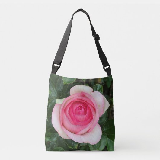 Roze Rose Crossbody Bag Tas (Voorkant)