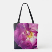 Roze Rose Custom All-Over-Print Canvas tas (Achterkant)