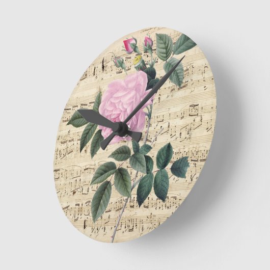 Roze Rose Dream Ronde Klok (Hoek)