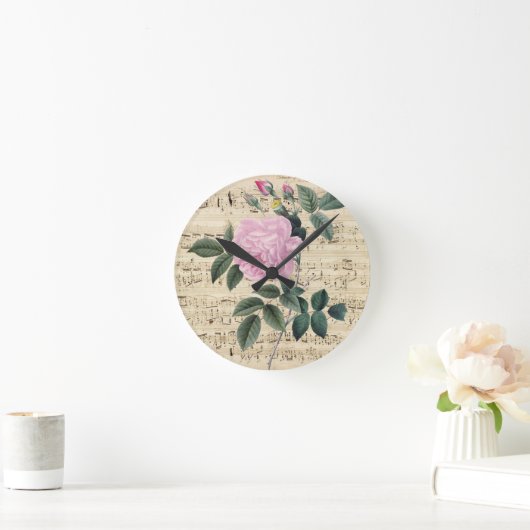 Roze Rose Dream Ronde Klok (Huis)